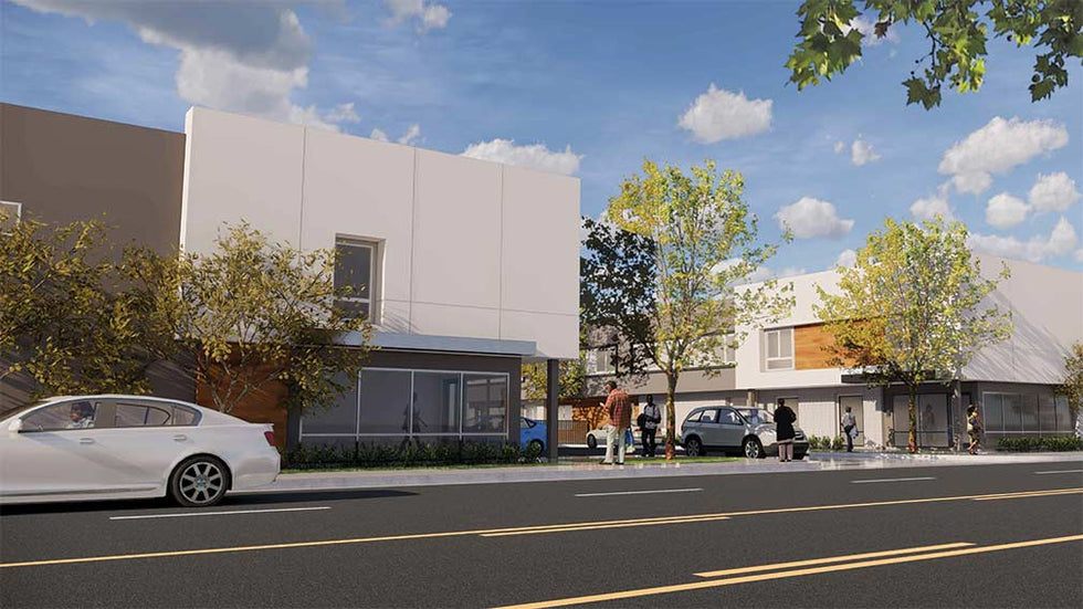 Rendering of Jamboree’s Ascent, Permanent Supportive Housing, Buena Park
