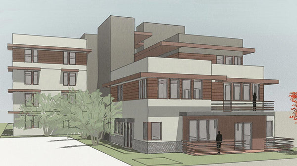 Rendering of Jamboree Proposed Larkin Place Permanent Supportive Housing