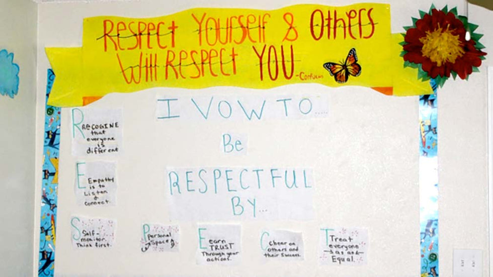Jamboree's REACH program model teaches children self respect 
