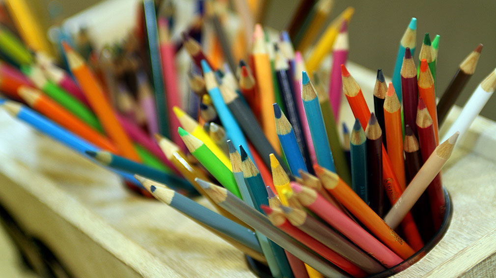 School supplies provided for kids by resident services
